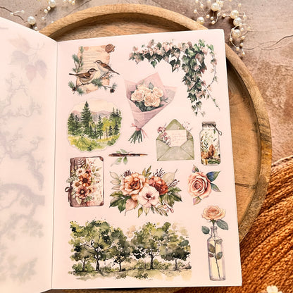1 Pc Instagram-style notebook with irregular pages for journaling