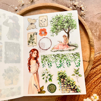 1 Pc Instagram-style notebook with irregular pages for journaling