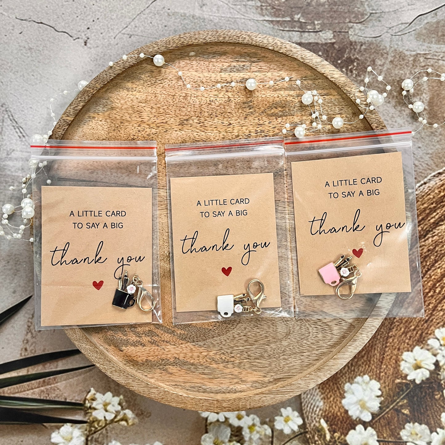 1 Pc Fun Pencil Holder Charm Pocket Hug Card Set Thank-You Gifts