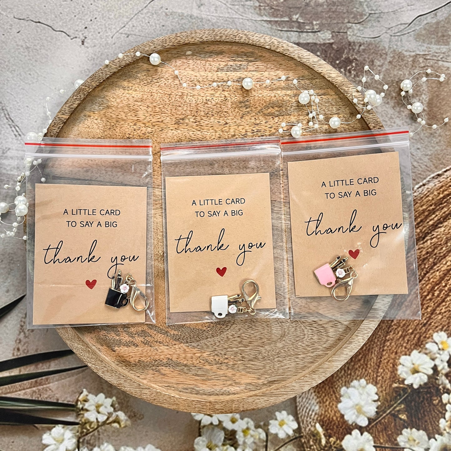 1 Pc Fun Pencil Holder Charm Pocket Hug Card Set Thank-You Gifts