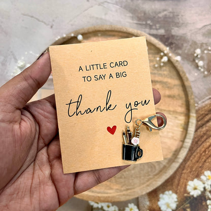 1 Pc Fun Pencil Holder Charm Pocket Hug Card Set Thank-You Gifts