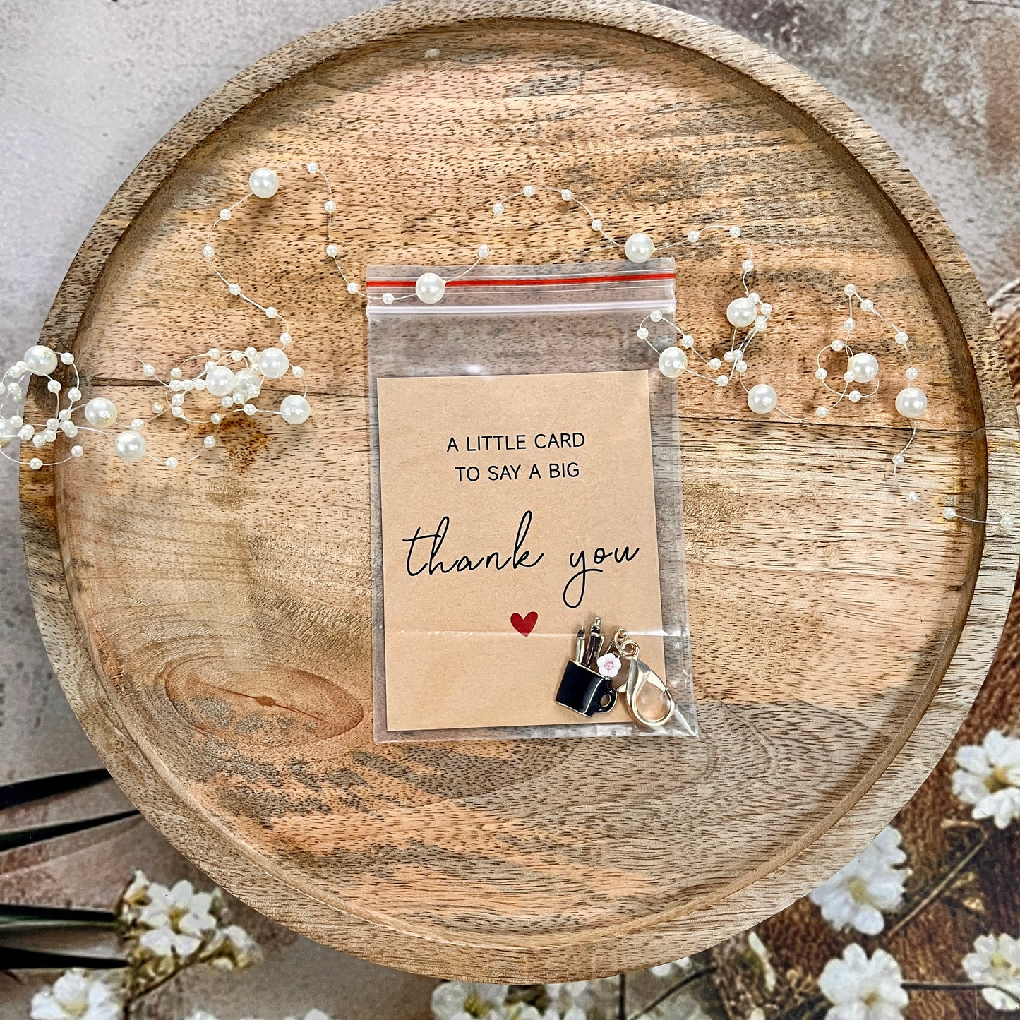 1 Pc Fun Pencil Holder Charm Pocket Hug Card Set Thank-You Gifts