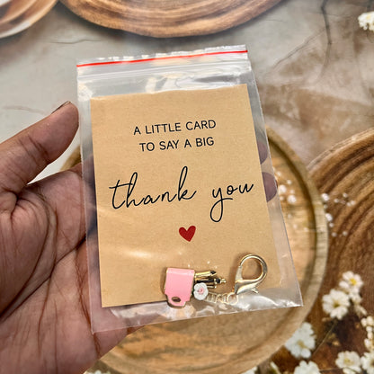 1 Pc Fun Pencil Holder Charm Pocket Hug Card Set Thank-You Gifts