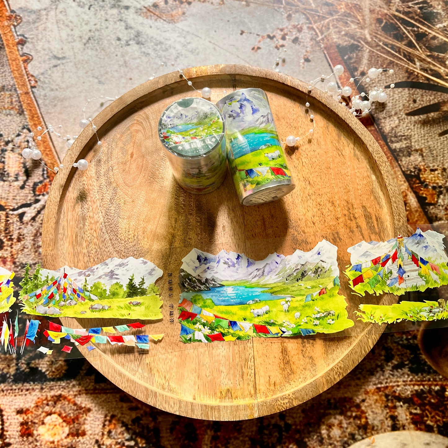 Mountains are Calling Scenic Pet Tape for Journaling