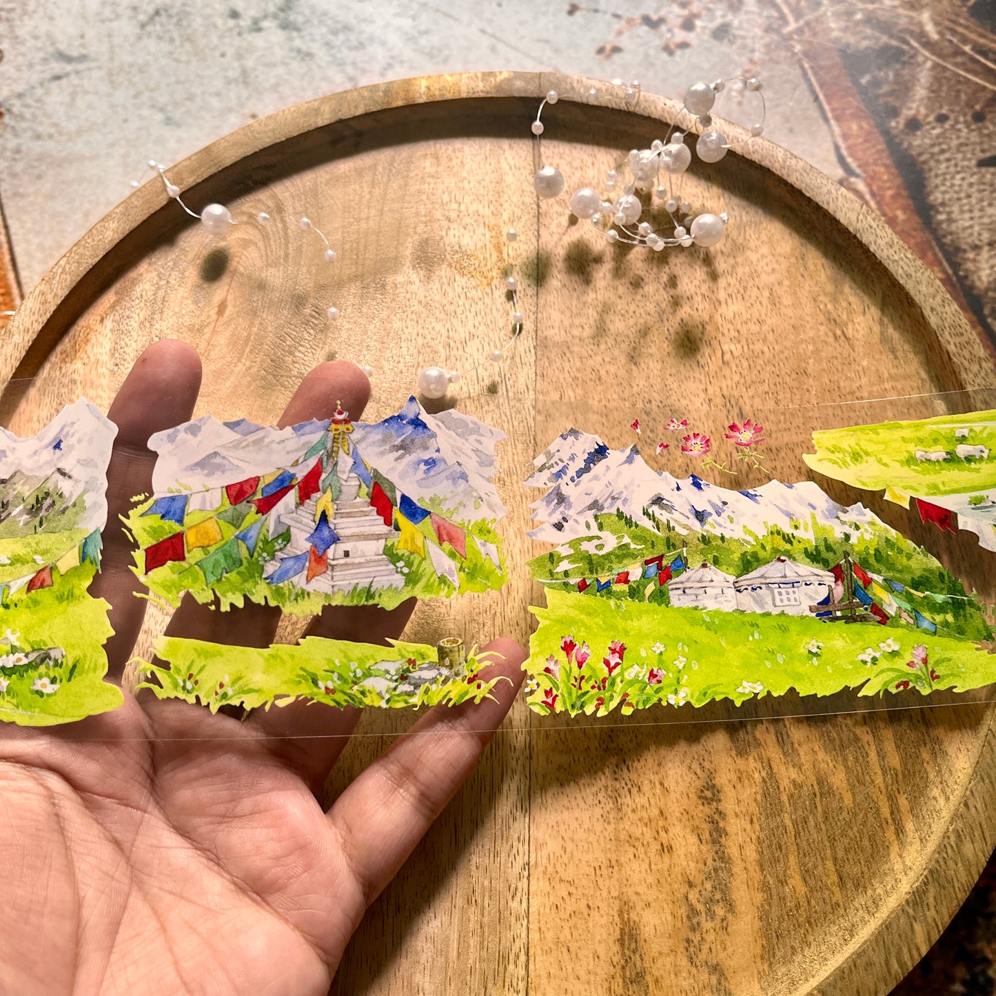 Mountains are Calling Scenic Pet Tape for Journaling