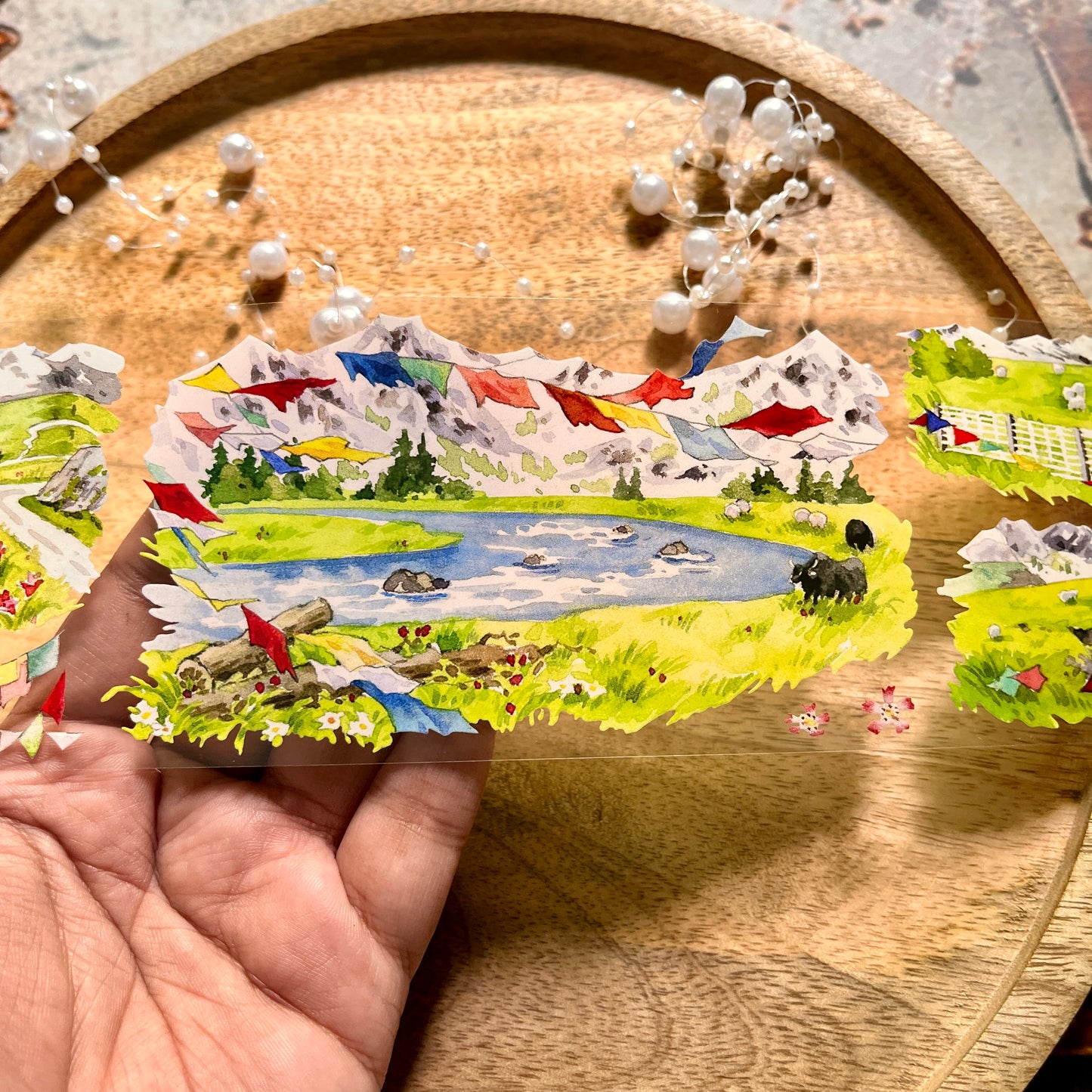 Mountains are Calling Scenic Pet Tape for Journaling