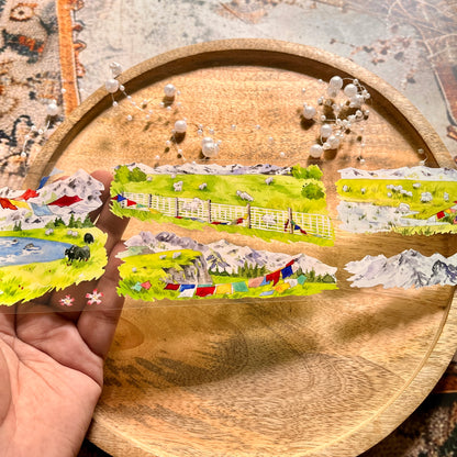 Mountains are Calling Scenic Pet Tape for Journaling