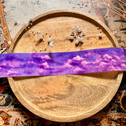 Beautiful Purple Clouds and Sky Pet Tape for Journaling