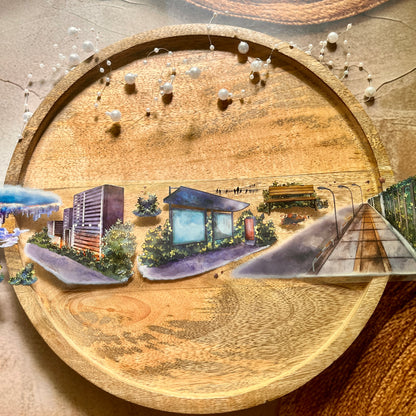 In the Quiet Night Light City Pet Tape for Journaling