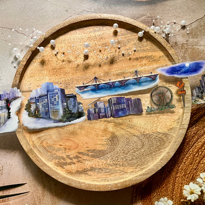 In the Quiet Night Light City Pet Tape for Journaling