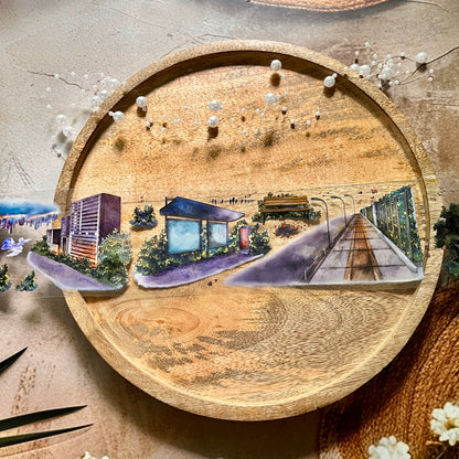 In the Quiet Night Light City Pet Tape for Journaling