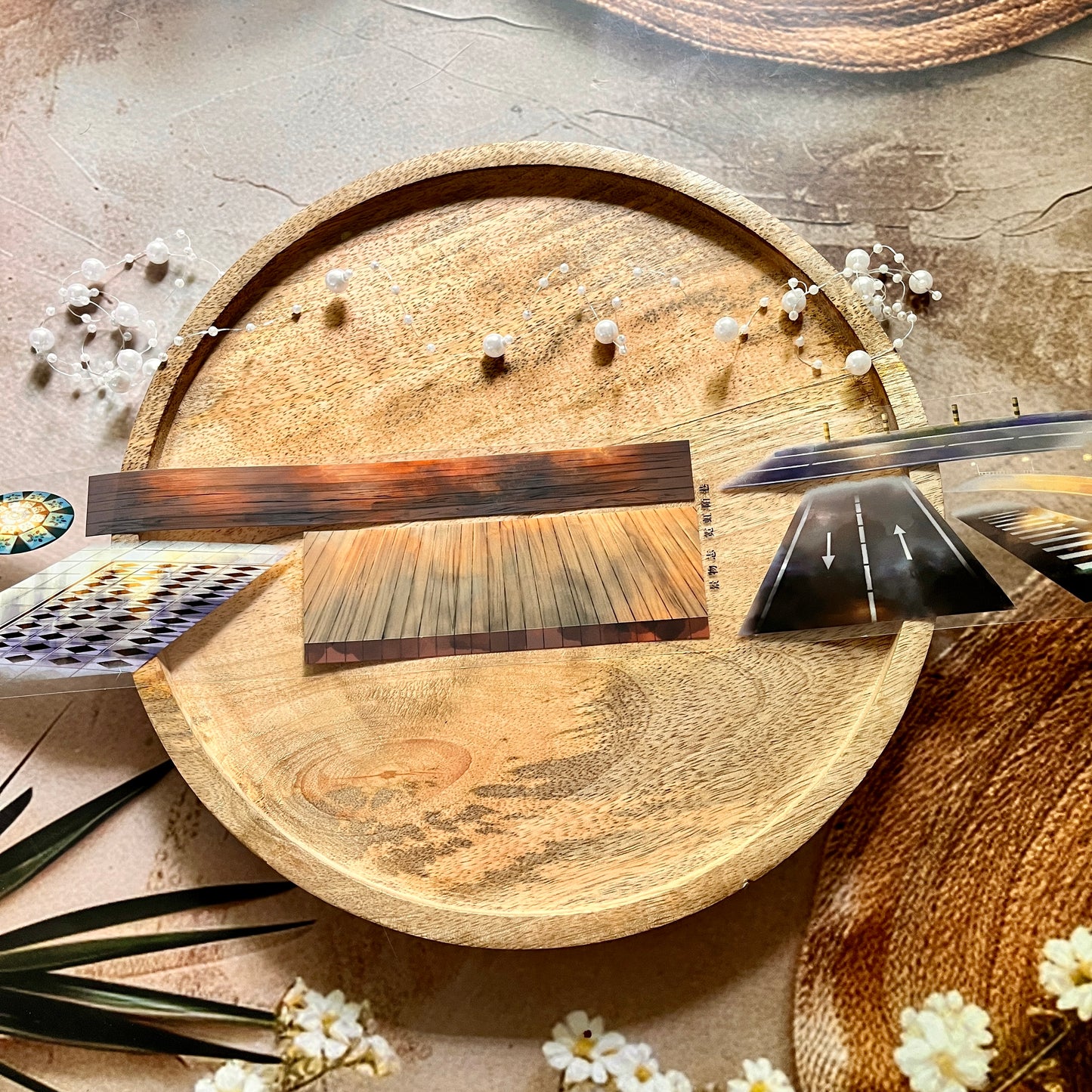 Neon Alley Lane Night Road Pet Tape for Journaling