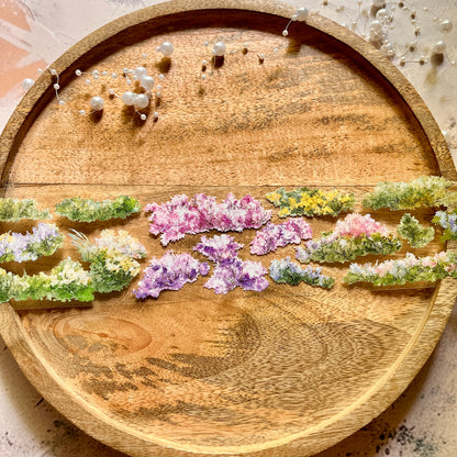 Green and Pink Small Bushes Pet Tape for Journaling