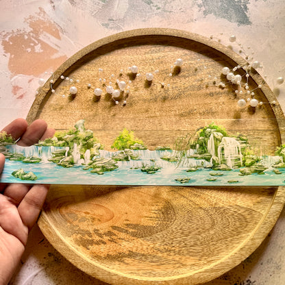 Beautiful Courtyard Springs and Rambling Stones Tape for Journaling