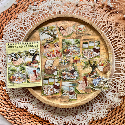 30 Pcs Let's Hang Out Series Casual Character sticker pack