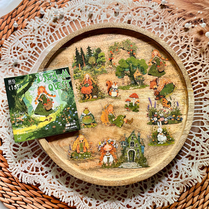 15 Pcs Dream Journey Series Fairy Tale Theme Sticker Pack