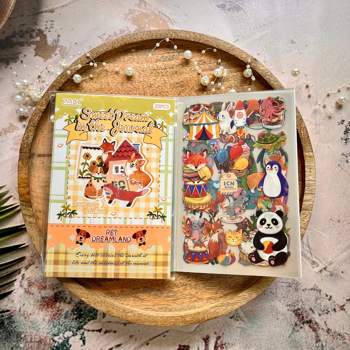 20 Sheets Sweet Dreams Notebook Series Cute Planner Sticker Books