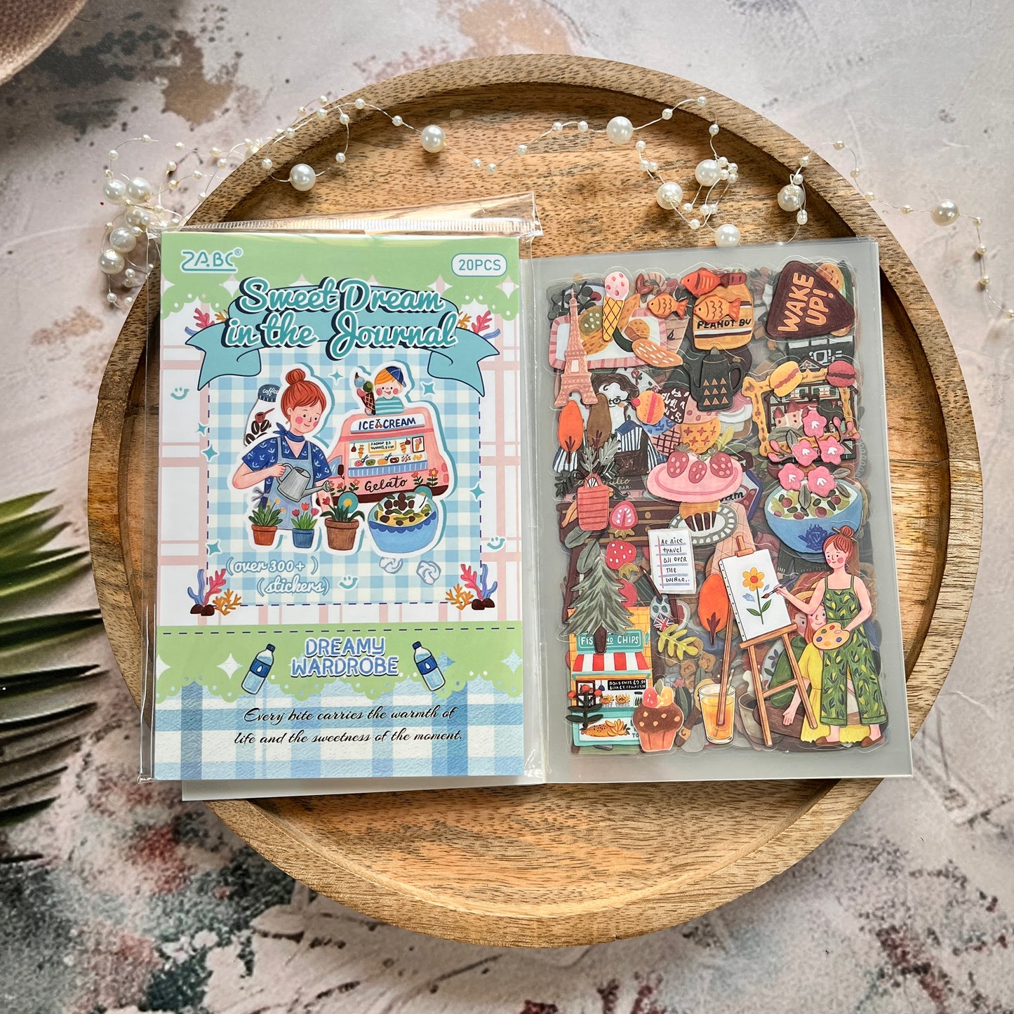 20 Sheets Sweet Dreams Notebook Series Cute Planner Sticker Books