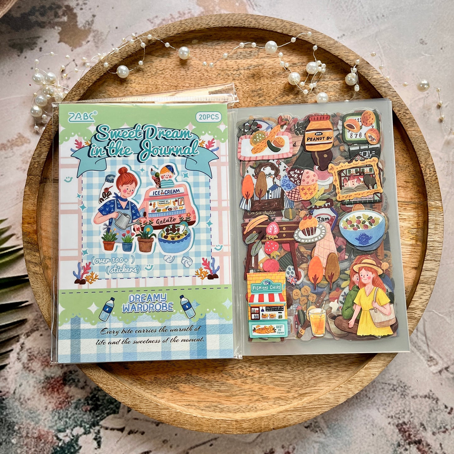 20 Sheets Sweet Dreams Notebook Series Cute Planner Sticker Books
