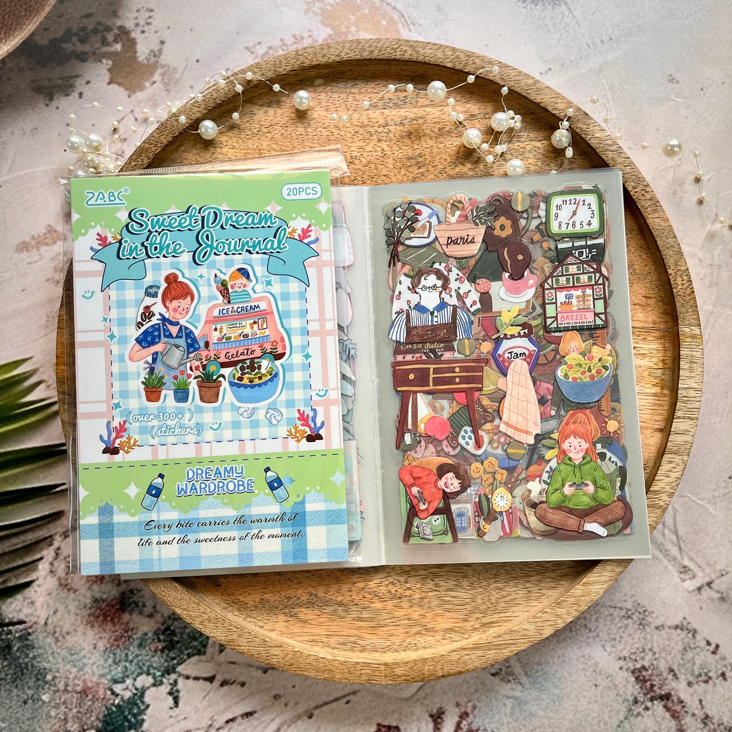 20 Sheets Sweet Dreams Notebook Series Cute Planner Sticker Books