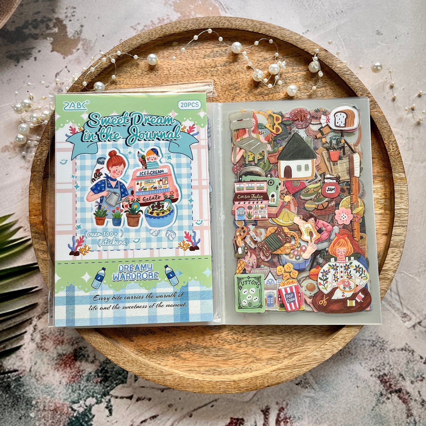20 Sheets Sweet Dreams Notebook Series Cute Planner Sticker Books