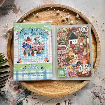 20 Sheets Sweet Dreams Notebook Series Cute Planner Sticker Books