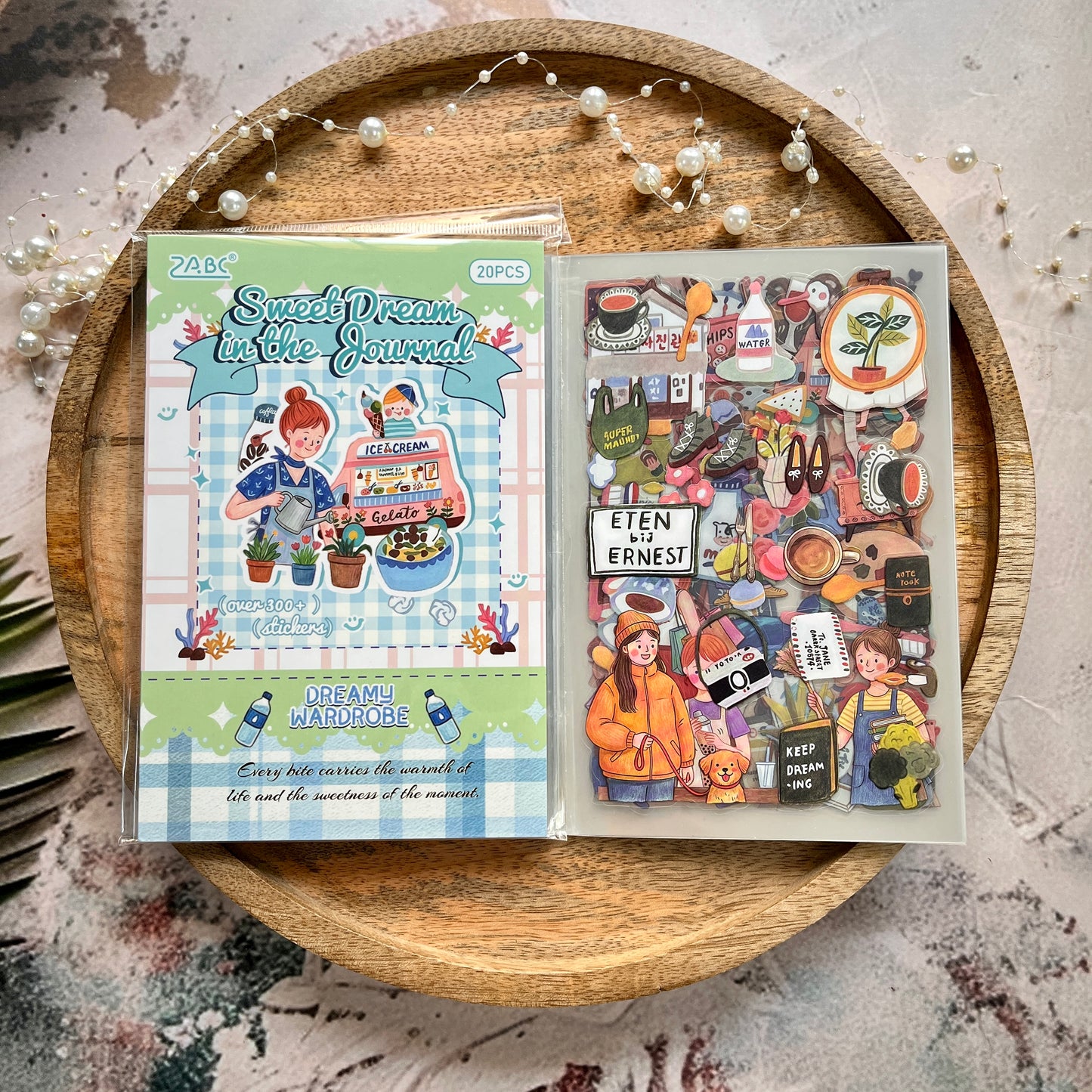 20 Sheets Sweet Dreams Notebook Series Cute Planner Sticker Books