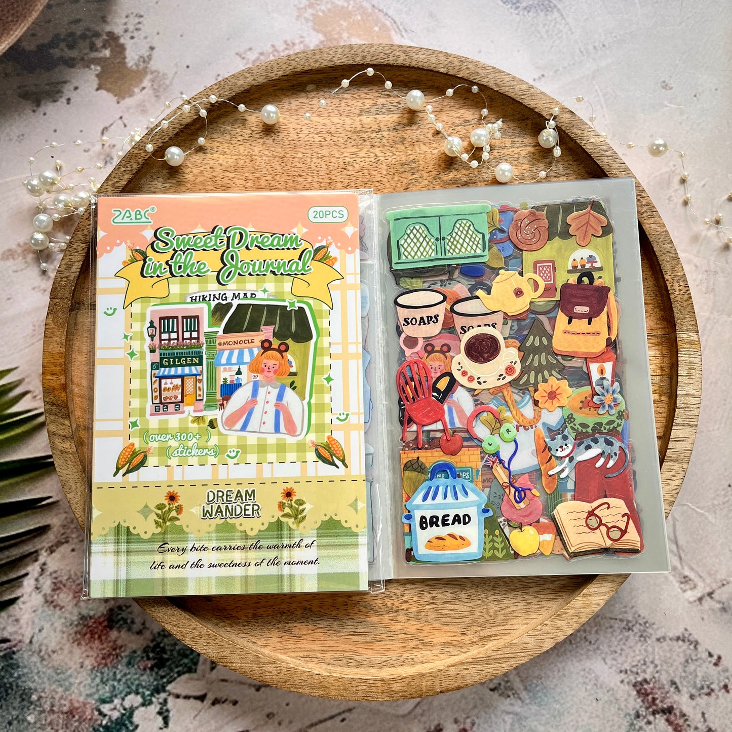 20 Sheets Sweet Dreams Notebook Series Cute Planner Sticker Books
