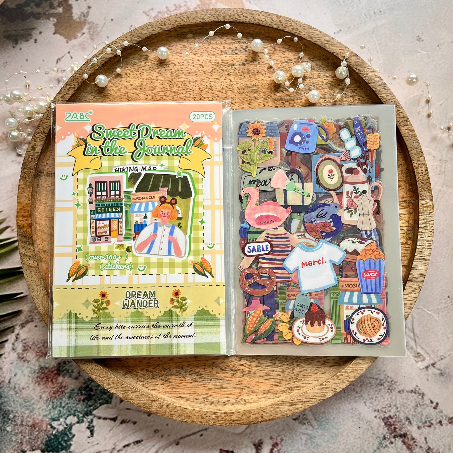 20 Sheets Sweet Dreams Notebook Series Cute Planner Sticker Books