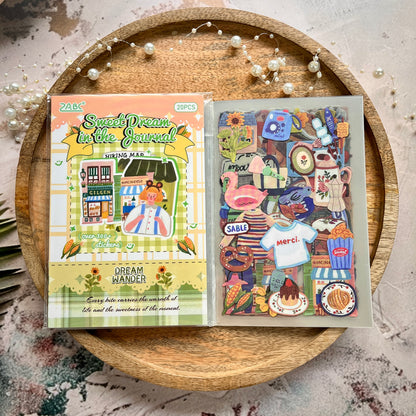 20 Sheets Sweet Dreams Notebook Series Cute Planner Sticker Books