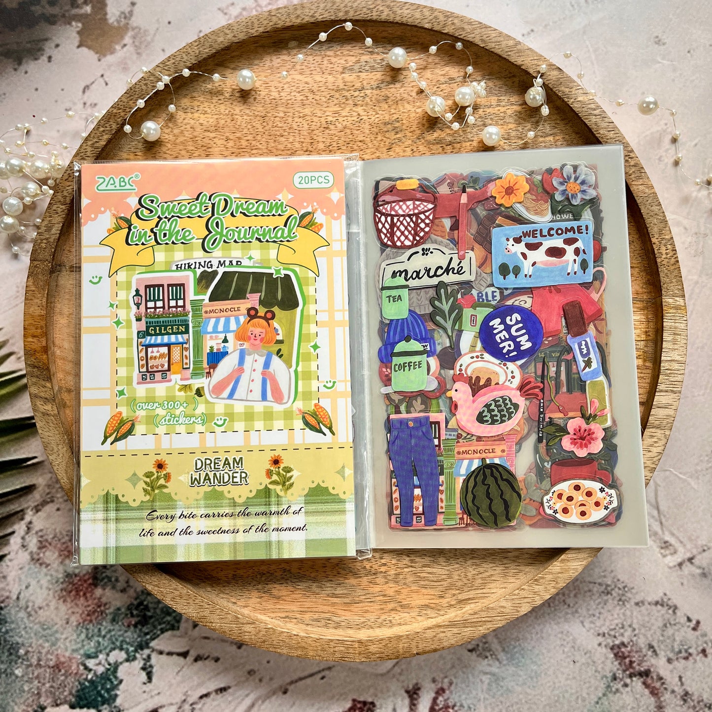 20 Sheets Sweet Dreams Notebook Series Cute Planner Sticker Books