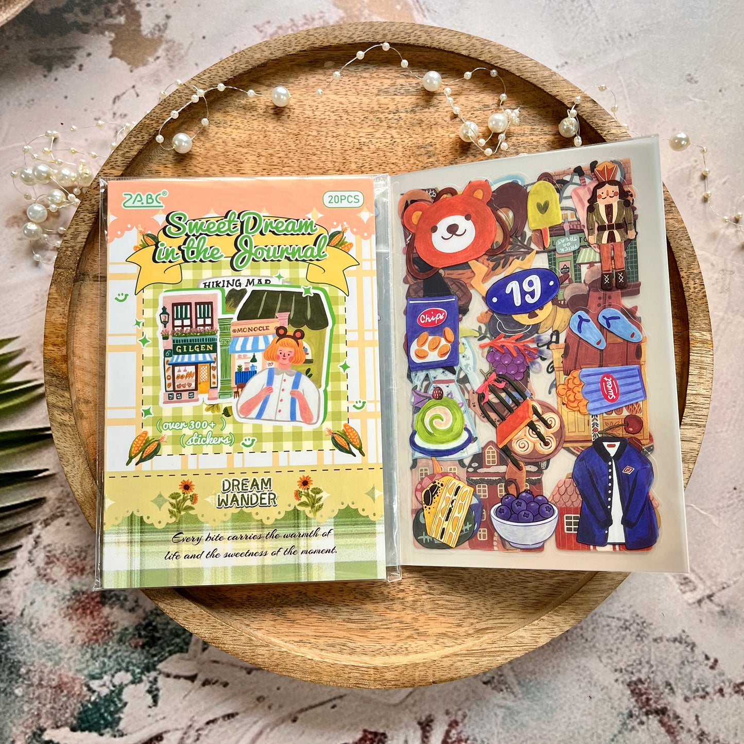 20 Sheets Sweet Dreams Notebook Series Cute Planner Sticker Books