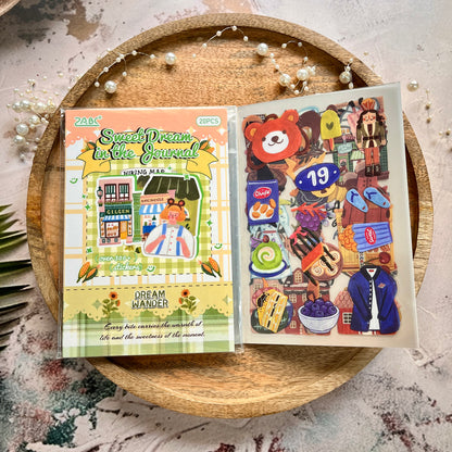 20 Sheets Sweet Dreams Notebook Series Cute Planner Sticker Books