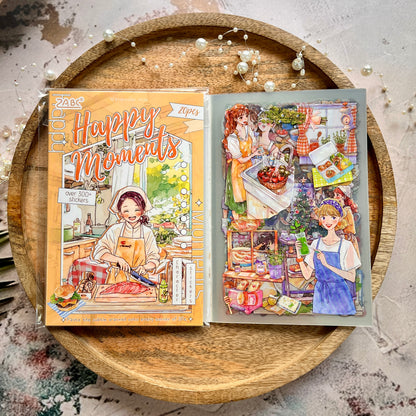 20 sheets Chasing the Ordinary 2.0 Series Die-cut scrapbooking sticker book