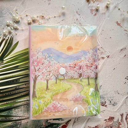 1 Pc Storage Album Four Seasons Like a Song Series Sticker Storage Album