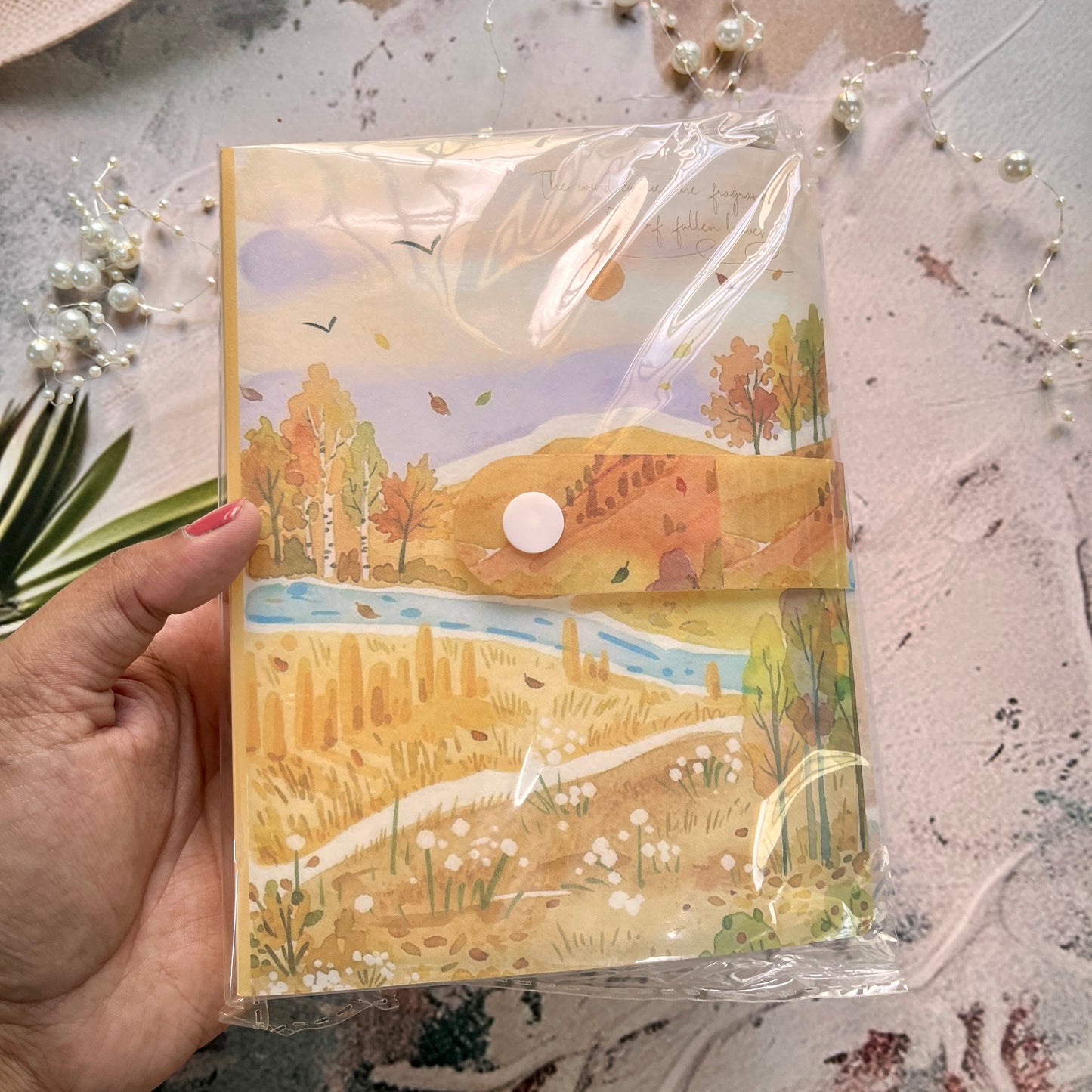 1 Pc Storage Album Four Seasons Like a Song Series Sticker Storage Album