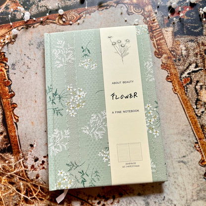 A5 Hardcover Cloth Lined Notebook for Journaling