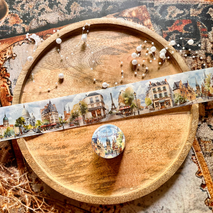 2M Roll Free Wind Series Vintage Natural Scene Landscape Pet Tape