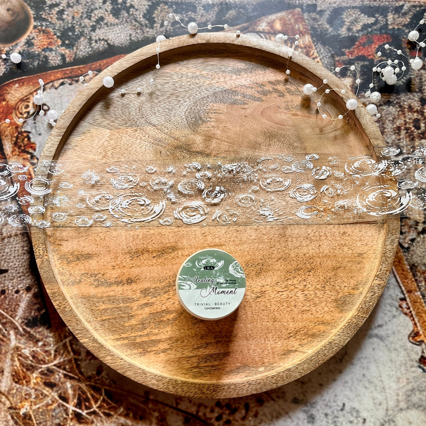 2M Roll Glow Dream Series Textured PET Tape for Journaling