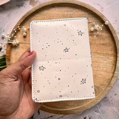 1 Pc White Star M5 Planner notebook perfect for daily journaling