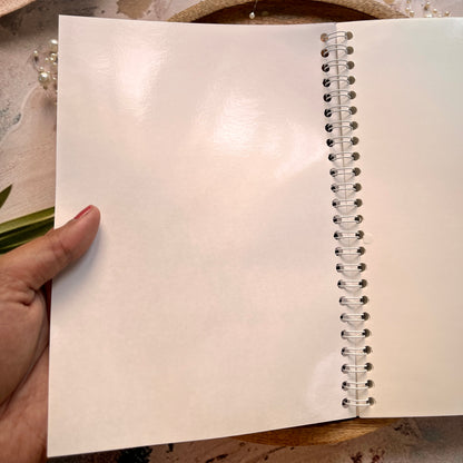 1 A5 Book of Double-Sided Spiral-Bound Release Paper for Sticker Storage