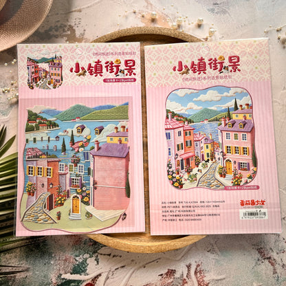 3 Sheets Embroidery Journey Series DIY decorative stickers