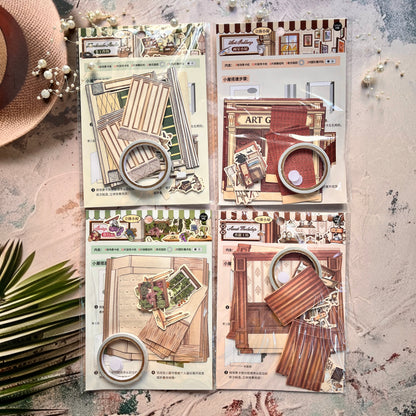 All-in-One Craft Kit Small Shop Series: 3D House DIY Journal