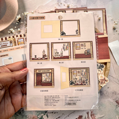 All-in-One Craft Kit Small Shop Series: 3D House DIY Journal