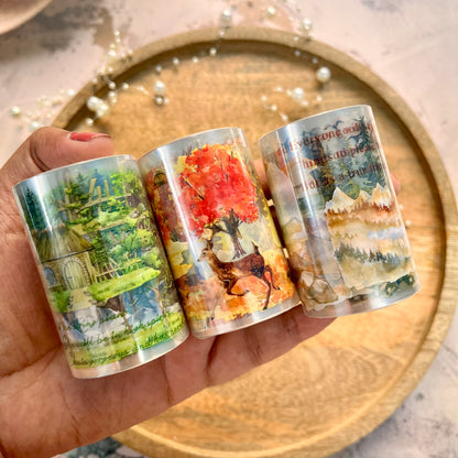 1 Roll Creating Woodland-themed the Wilderness Series Pet Tape