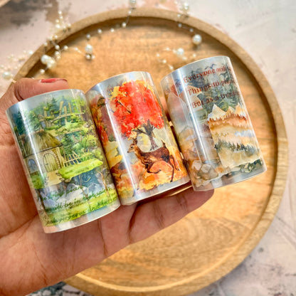1 Roll Creating Woodland-themed the Wilderness Series Pet Tape