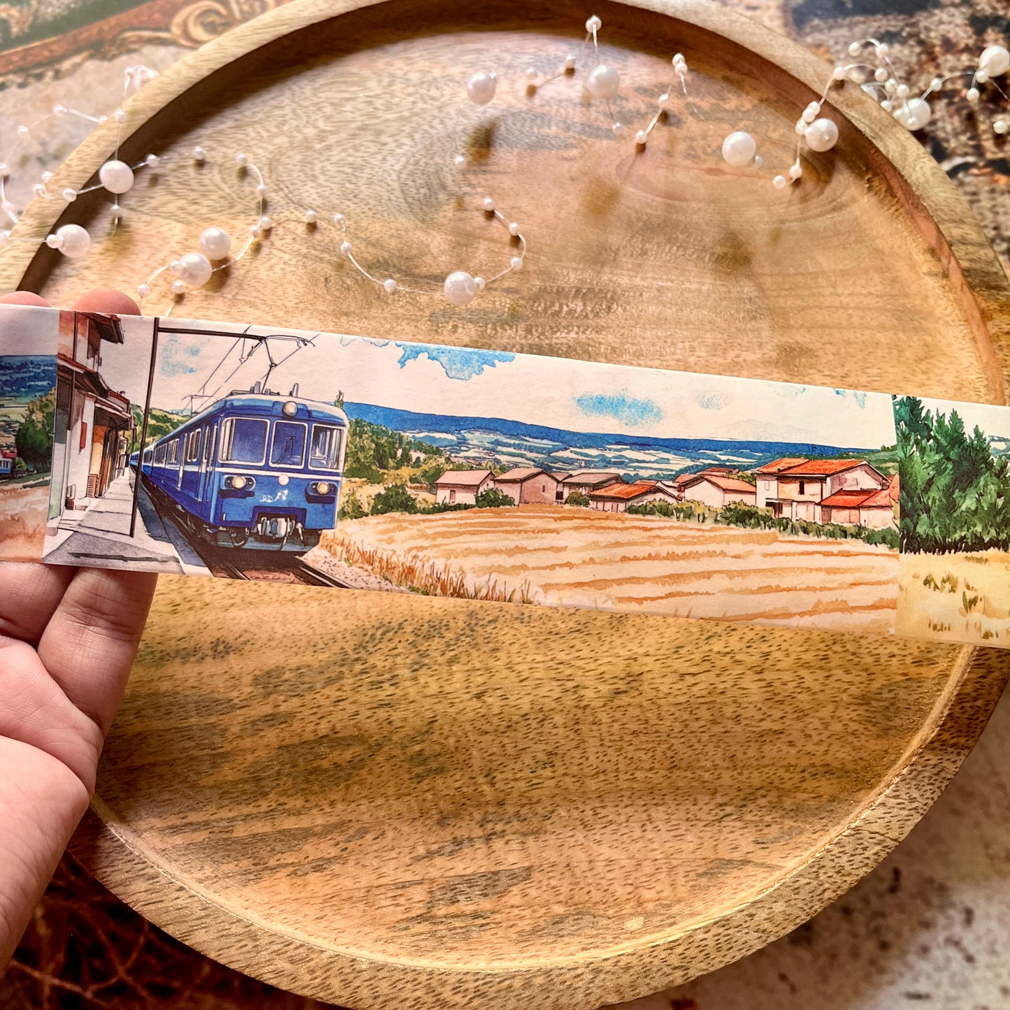 2M Roll Train on the Road Series Train Theme Washi Tape