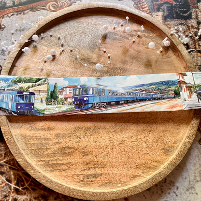 2M Roll Train on the Road Series Train Theme Washi Tape