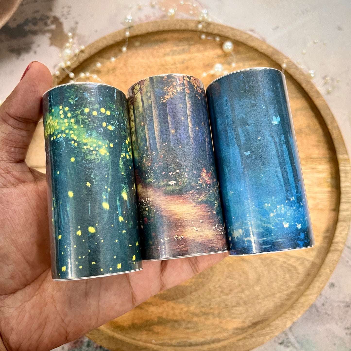 1 Roll Firefly Forest Series Forest Theme Landscaping Tape