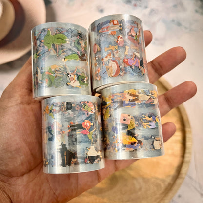 1 roll Small People Big Dreams Series Mini-Figure Die-Cut Tape